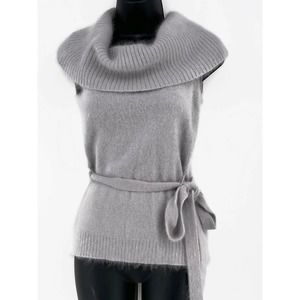 Milly Gray Cowl Neck Sweater